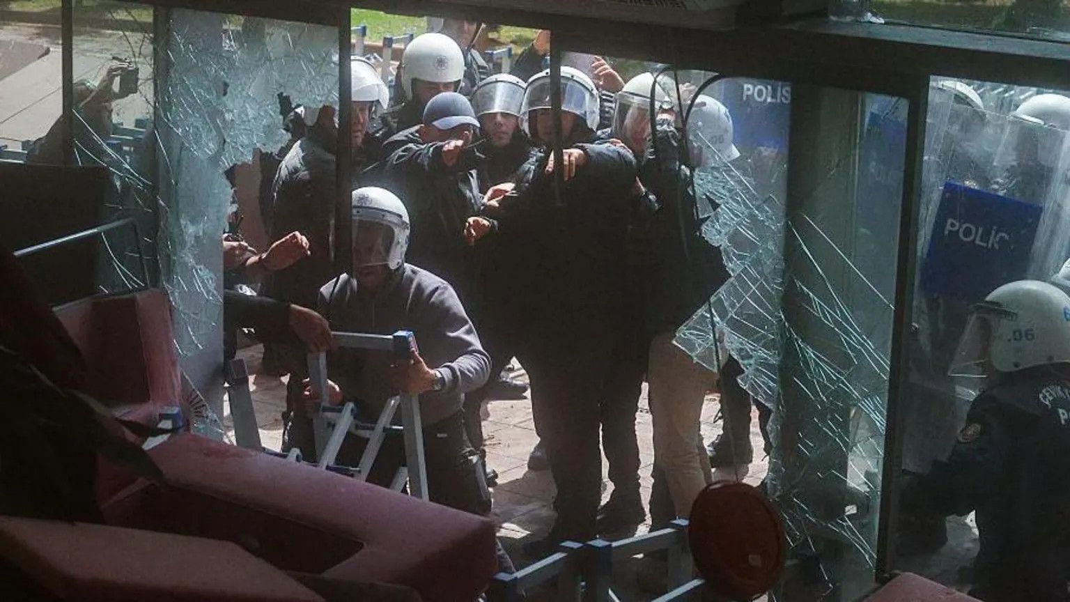 Turkish police storm opposition party HQ after court ousts leader