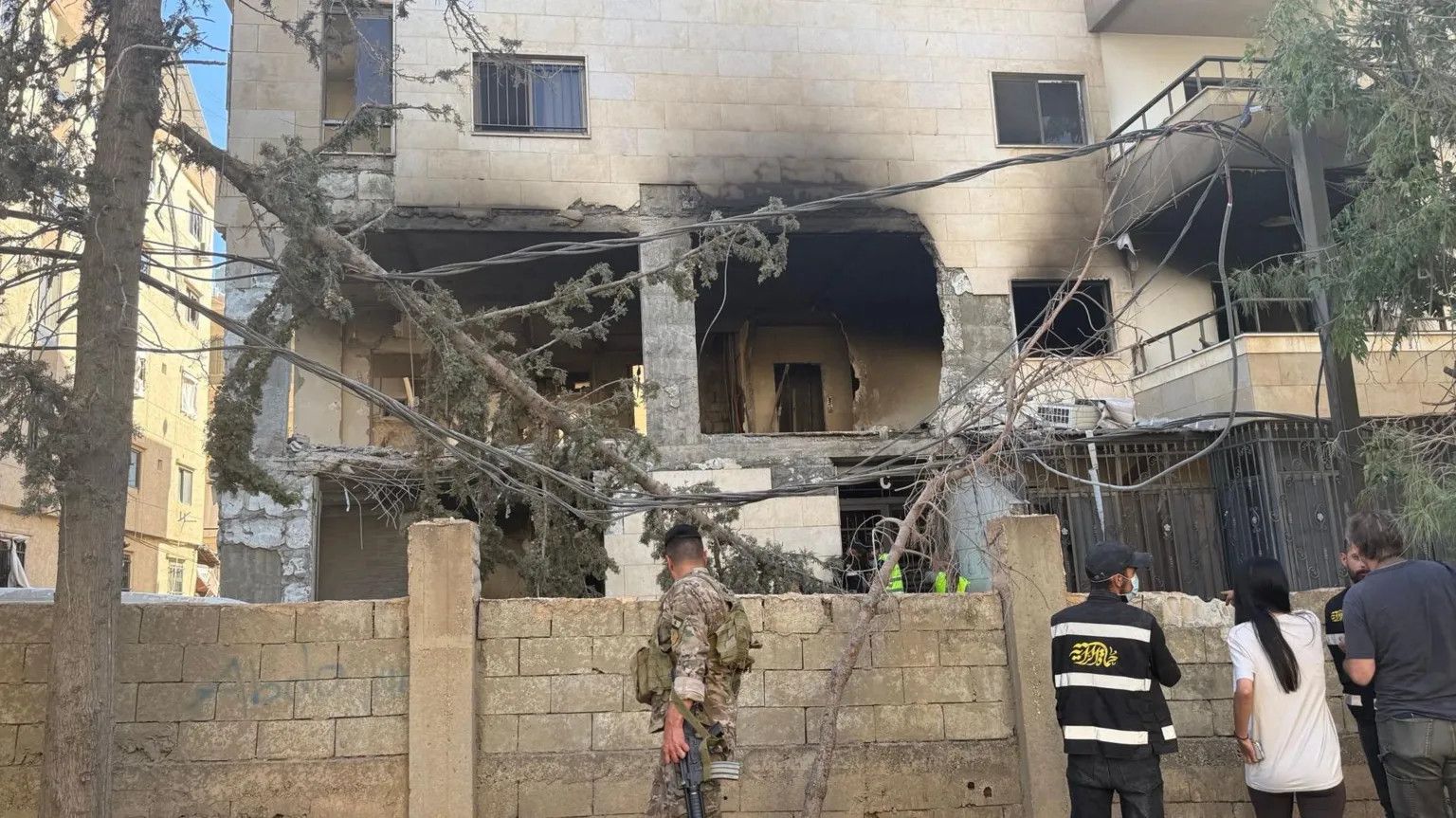 Israel strikes Beirut suburb in rare attack since ceasefire began