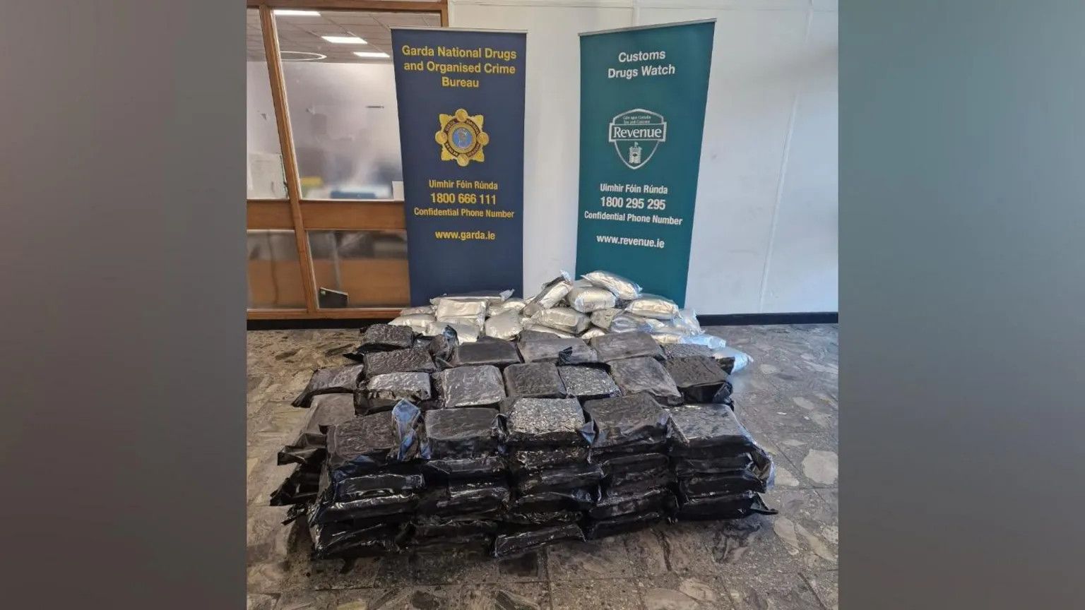 Irish authorities seize €4.2m cannabis haul in County Clare