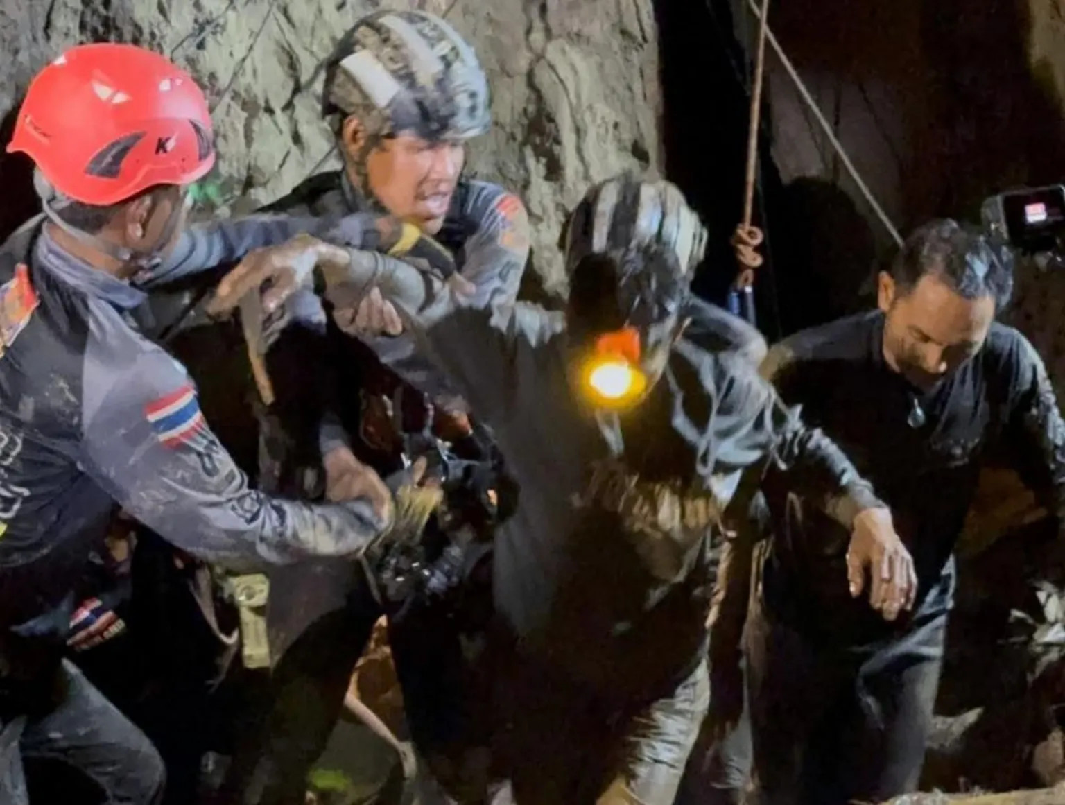 First survivor rescued from flooded Laos cave after eight-day ordeal