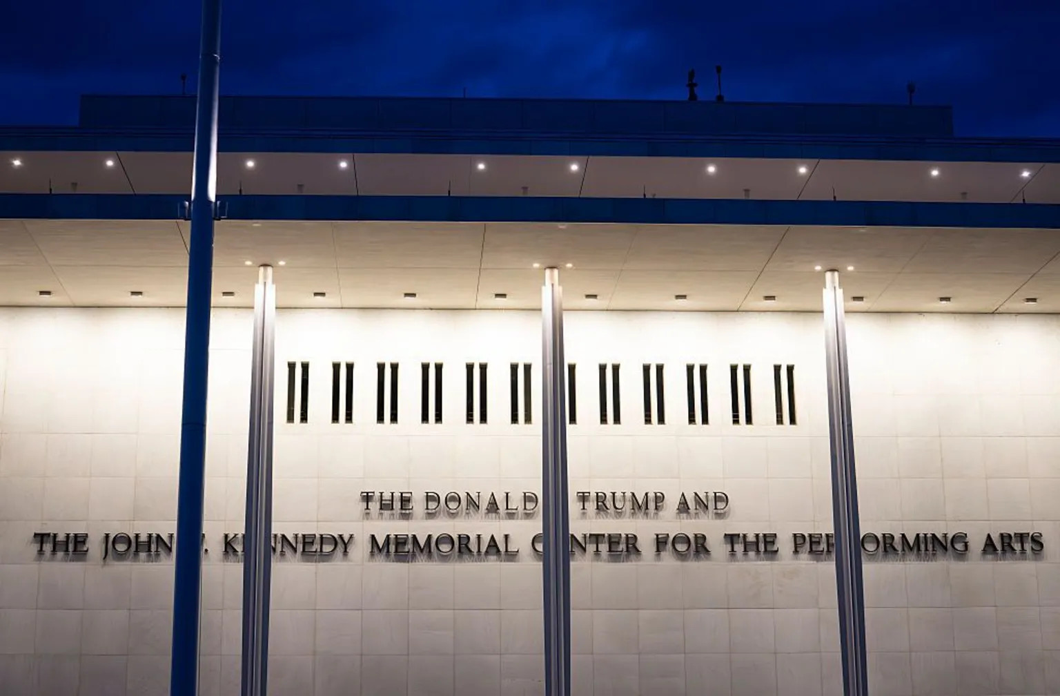 Judge orders Trump's name removed from Kennedy Center title
