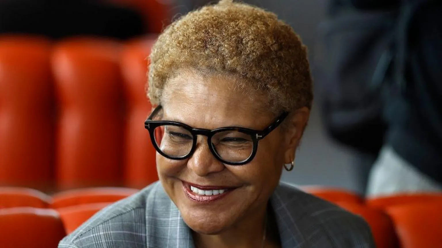 Karen Bass advances to LA mayoral runoff as race narrows to three-way contest