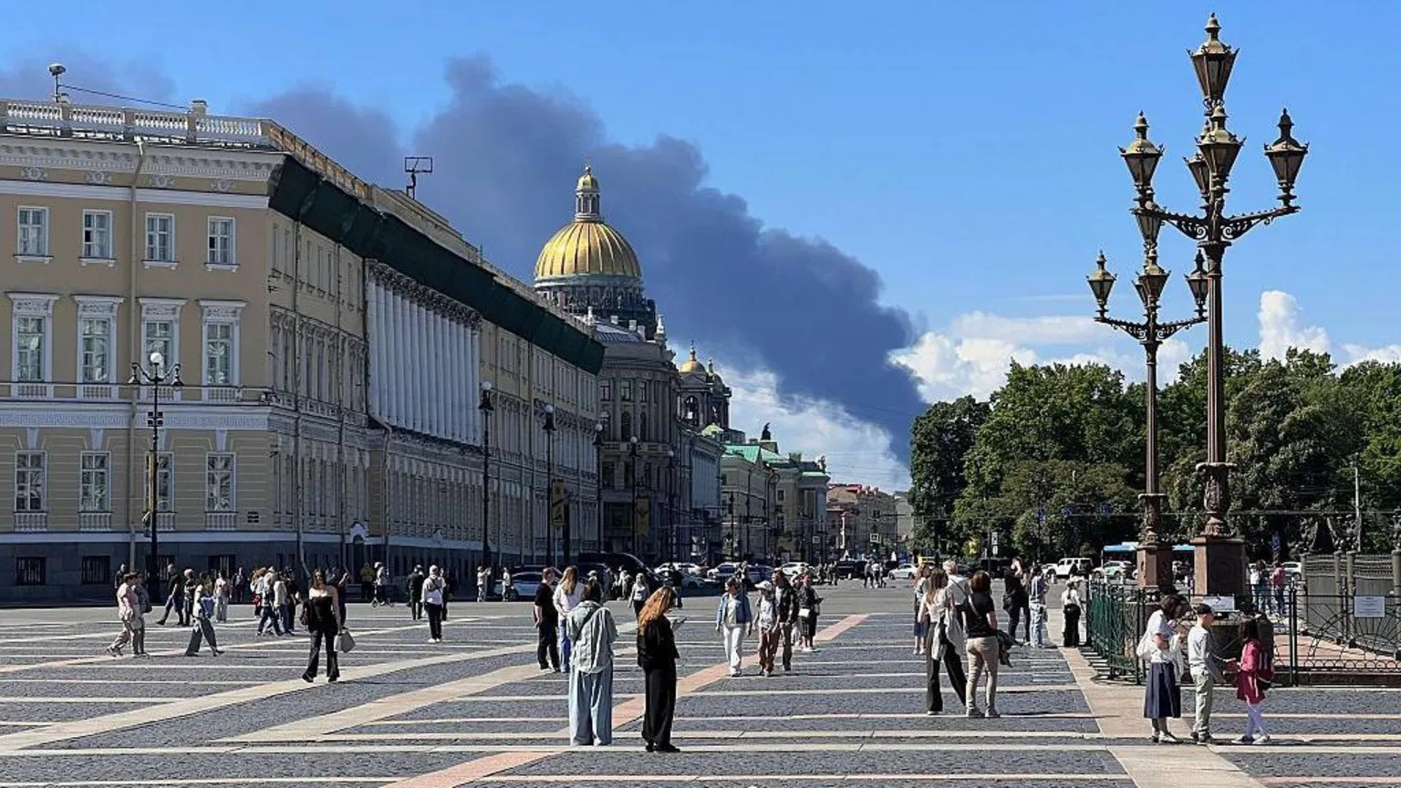 Ukraine strikes near St Petersburg ahead of key Russian economic forum