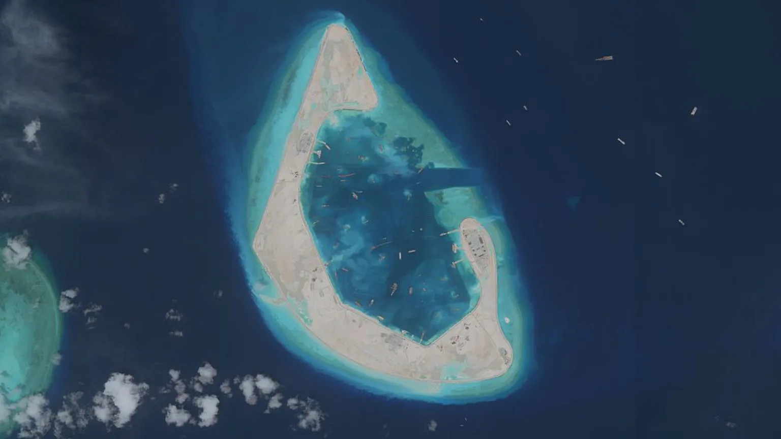 China rapidly expands Antelope Reef in disputed South China Sea