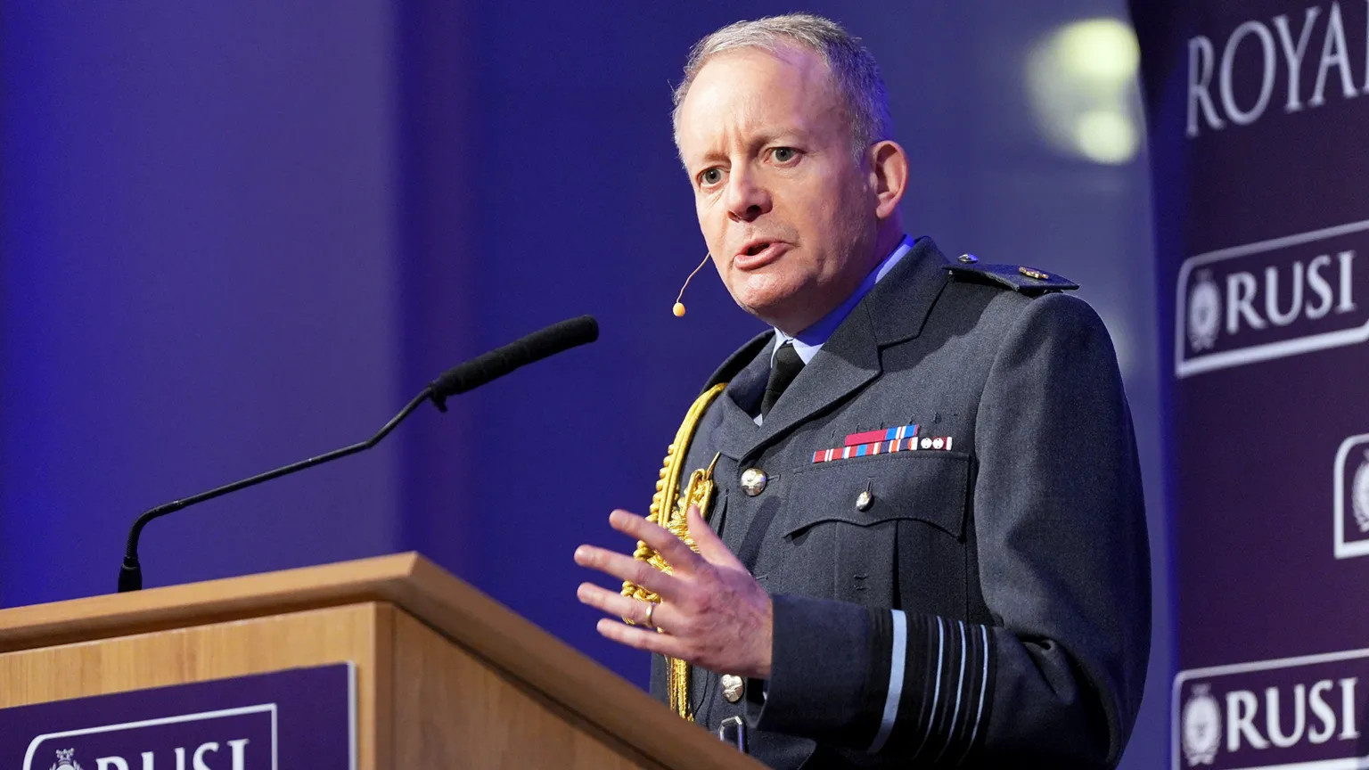UK faces highest threat level since Cold War, military chief warns