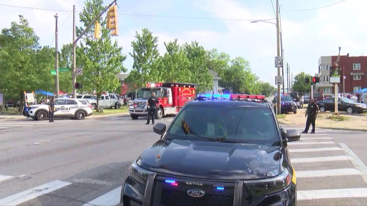 At least 12 shot near Ohio festival, police hunt suspects