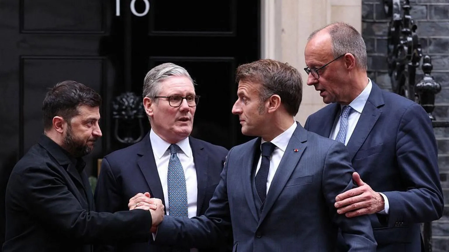 Starmer hosts Zelensky, Macron and Merz in London as Russian strikes hit Ukraine