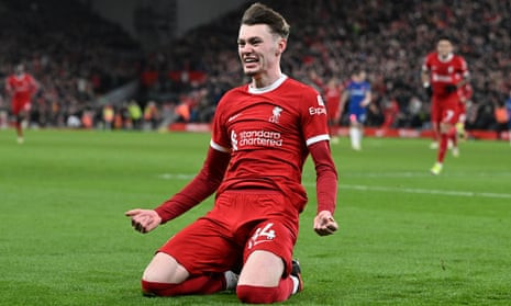 Liverpool’s Conor Bradley shines as Trent Alexander-Arnold faces Anfield fury in Champions League win over Real Madrid