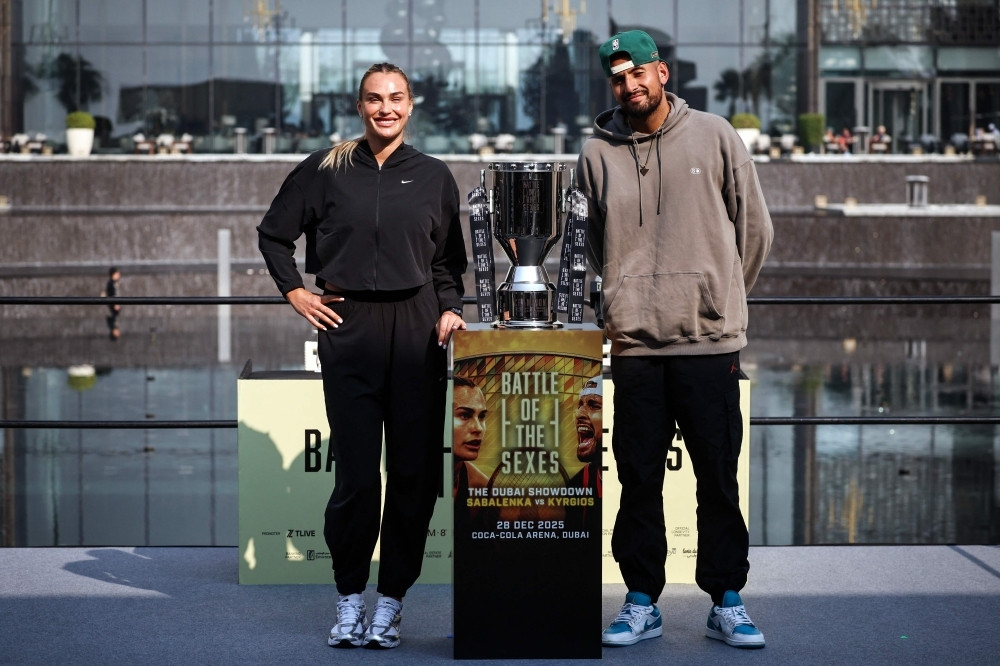 Sabalenka and Kyrgios set for high-profile exhibition match in Dubai