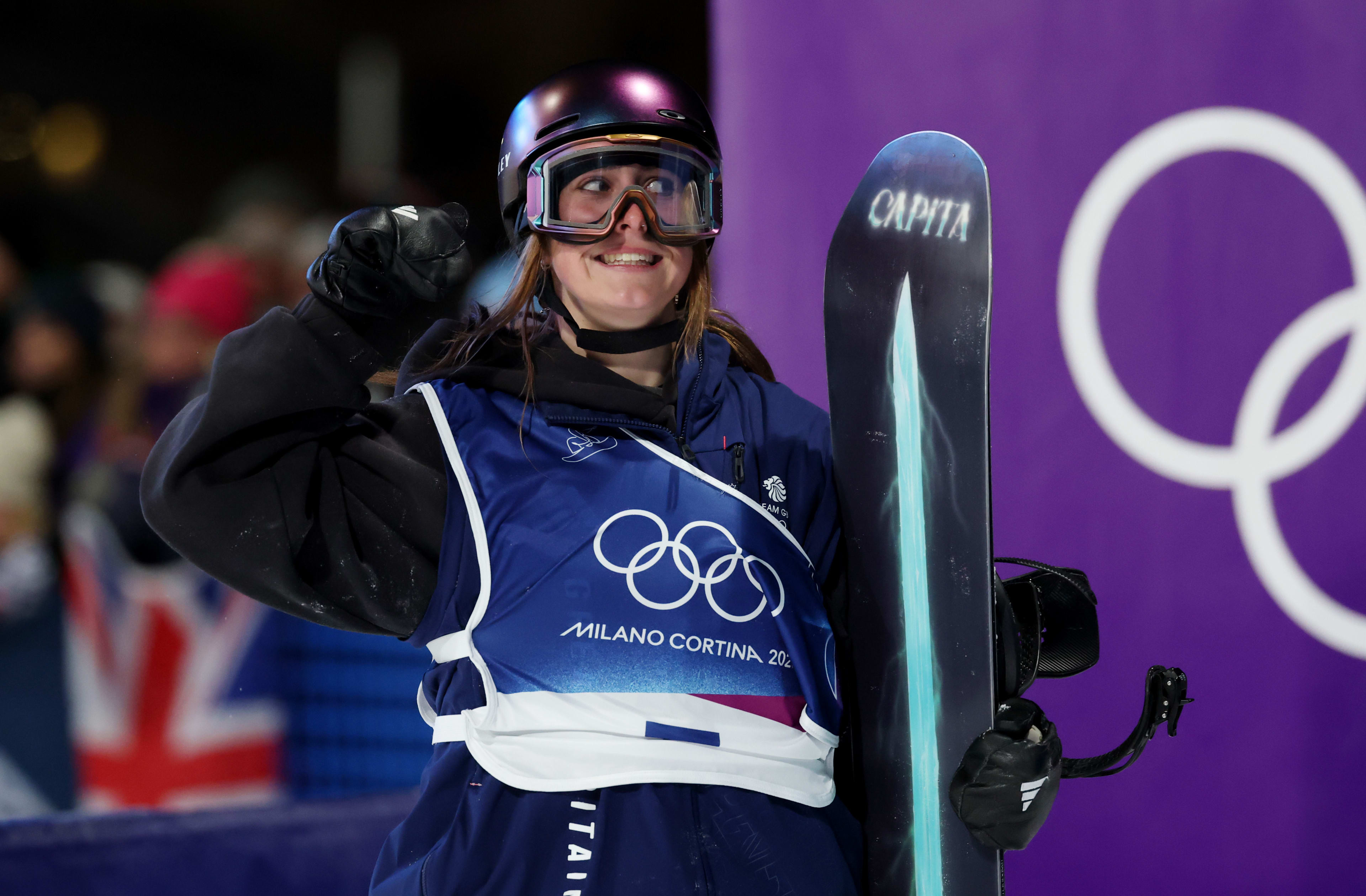 Teen snowboarder Brookes advances to Olympic Big Air final as GB curling pairs shine