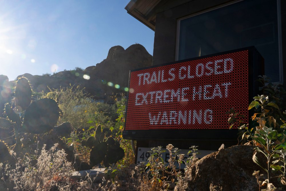 Arizona desert shatters US March heat record with 110F temperatures