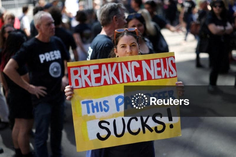 ABC journalists strike for first time in 20 years over pay and AI fears