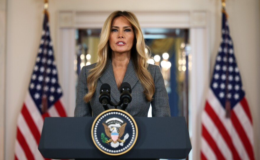 Melania Trump breaks silence on Epstein allegations in surprise White House address