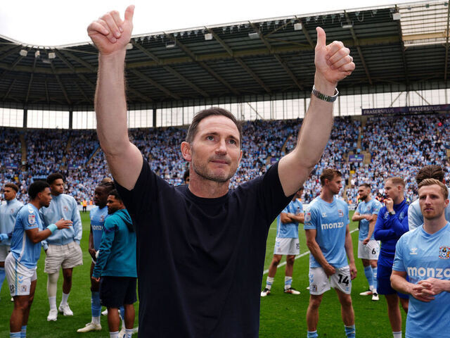 Coventry chairman urges fans to enjoy promotion amid Lampard links