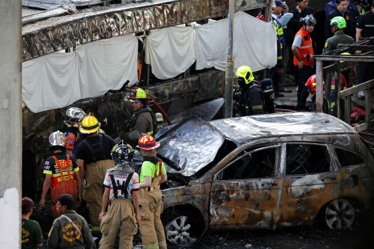 Deadly train-bus collision in Bangkok leaves eight dead, dozens injured