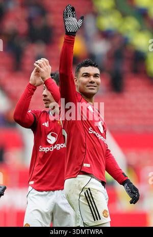 Casemiro bids farewell to Manchester United with Old Trafford tribute