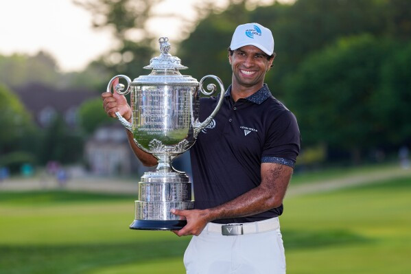 Aaron Rai claims first major with US PGA Championship win in Philadelphia