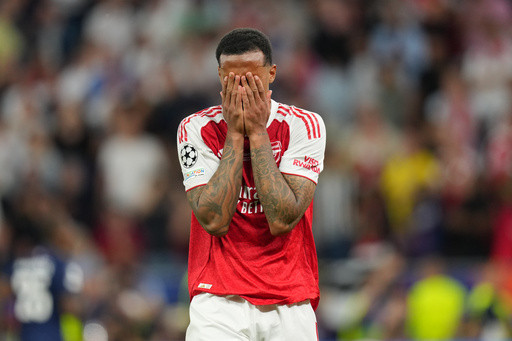 Gabriel's penalty miss seals Arsenal's Champions League final heartbreak